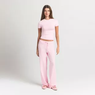 Cotton Jersey T-Shirt in Cherry Blossom