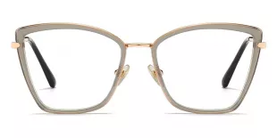 Rocco - Cat-eye Grey Glasses