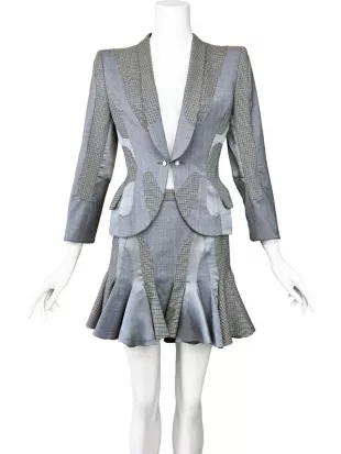 Vintage 2003 Scanners Collection Skirt Suit