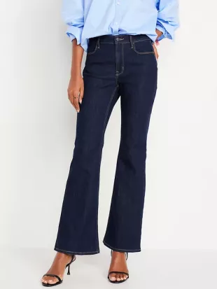 High Waisted Wow Flare Jeans