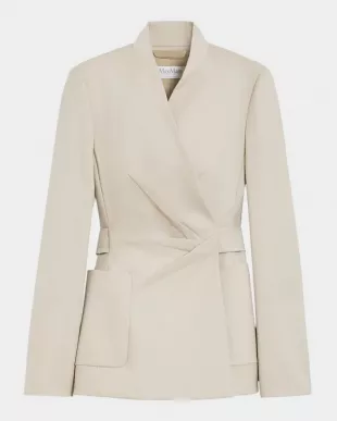 Nereo Pleated Wrap Jacket