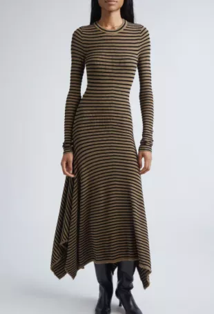 Didi Stripe Long Sleeve Dress