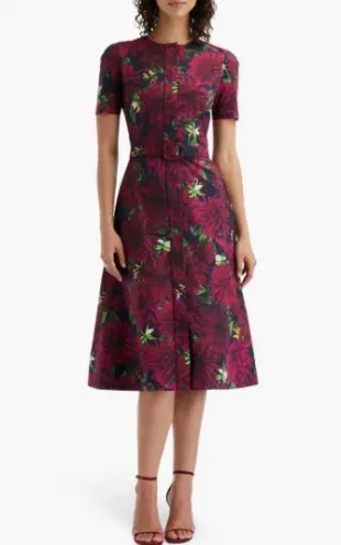 Floral Print Midi Dress