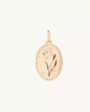 Jewelry Lily of the Valley Poem Charm