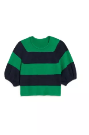 SoSoft Cropped Puff Sleeve Sweater