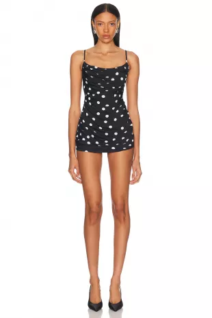 Polka Dot Mini Dress