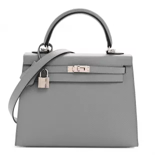 Epsom Kelly Sellier 25 Gris Pantin