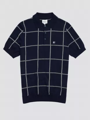 Jacquard Check Polo Shirt