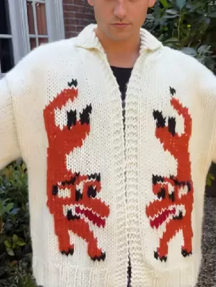 Project Hail Mary Ryan Gosling Rocky Grace Fox Knit Cardigan