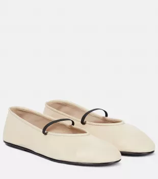 Elastic Ballet Flats