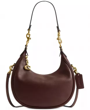 Brown Jonie Handle Clutch