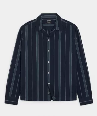 Portuguese Flannel Shirt in Navy