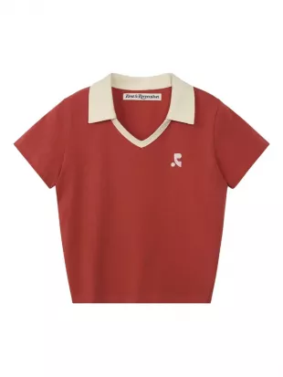V-neck Collar Top