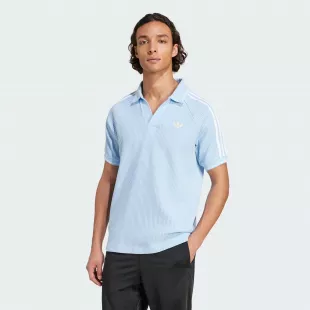 Waffle Knit Polo Shirt