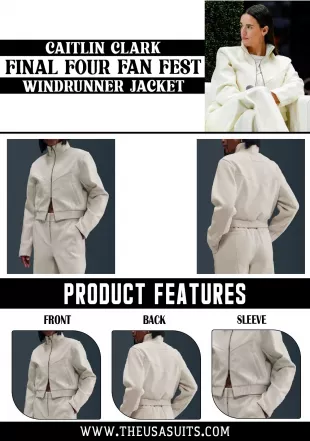 Caitlin Clark Final Four Fan Fest Windrunner Jacket