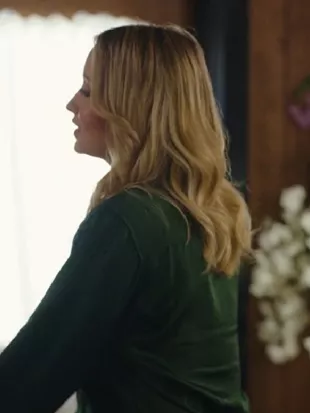 A Season to Blossom Emily Tennant Green Shirt