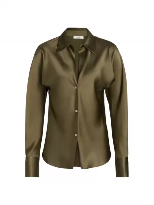 Women's Silk Long-Sleeve Blouse