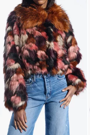 Molly Multi Faux Fur Jacket