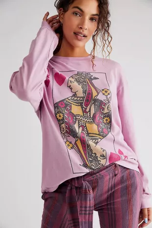 Queen Of Hearts Long Sleeve