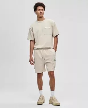 Terry Cargo Shorts