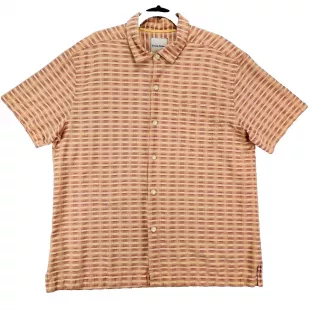 Shirt Mens XL Orange Pixel