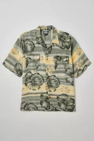 Vintage Tropical Pattern Shirt