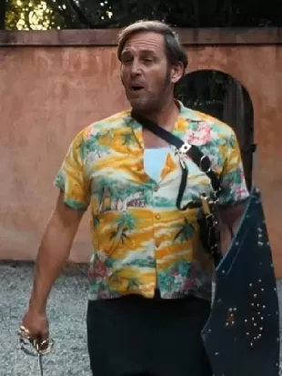 Palm Royale Josh Lucas Tropical Hawaiian Shirt