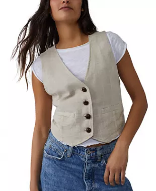 Women's Charley Welt Pocket Relaxed Fit Vest