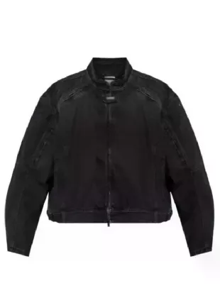 RAW 2026 Roman Reigns Black Denim Jacket