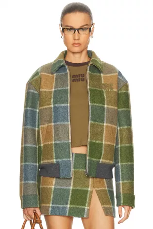 Check Padded Jacket