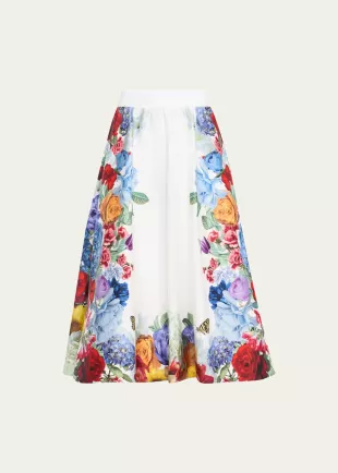 Alice + Olivia - Haven Peacock Print Pleated Chiffon Maxi Dress Pleated Gown  New