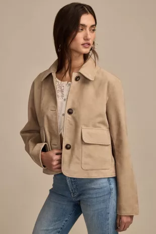 Suede Leather Jacket