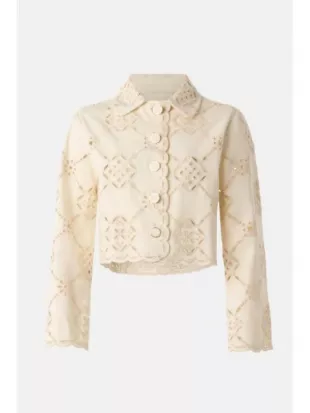 Jenna Bush Hager The Today Show 2026 Eyelet Cropped Jacket