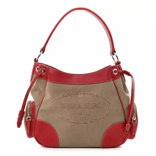Jacquard Logo Hobo Bag