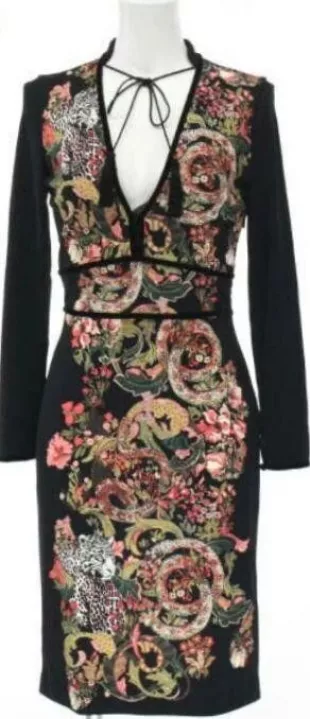 Dress Floral Dragon Dress