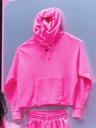 A’ja Wilson Pink Cropped Hoodie