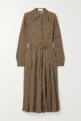 Silk crepe de chine Shirt Dress