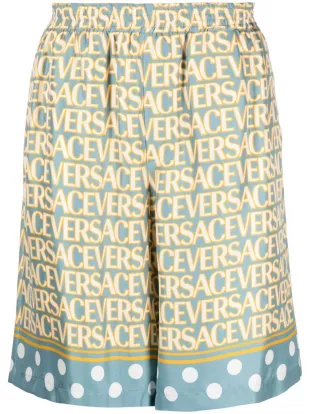 Allover Silk Shorts