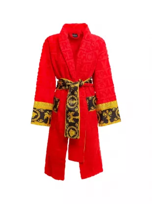 I Love Baroque Belted Bathrobe