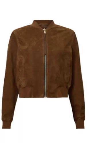 Orten Suede Bomber Jacket