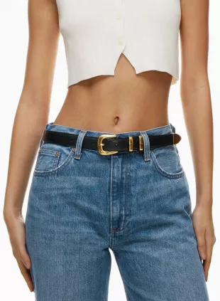 Legendary Solid Brass Leather Belt