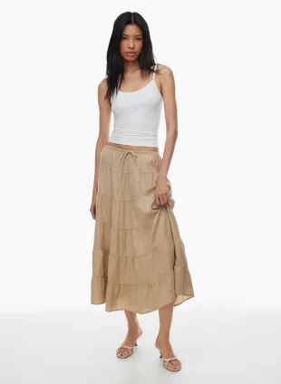 Wilfred Bouquet Linen Skirt