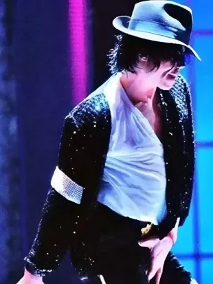 Billie Jean Michael Jackson Black Sequin Jacket