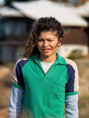 Euphoria S03 Zendaya Green Polo Shirt