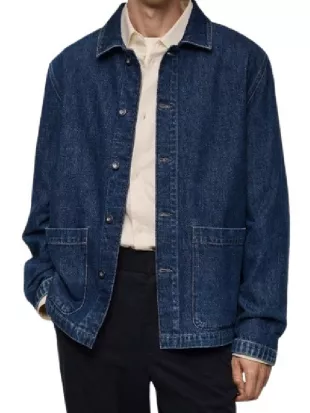 Trevor Noah joy in The Trenches Blue Denim Jacket