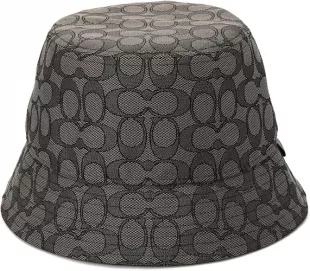 Brown Monogram Jacquard Bucket Hat