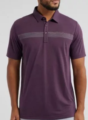 Coast Charted Chest Stripe Piqué Polo