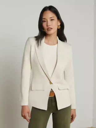 Chamberlain Tweed Single-Breasted Blazer