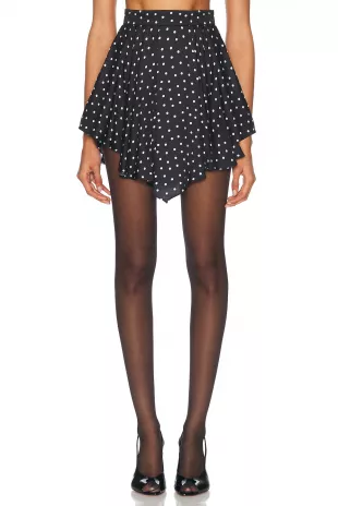 Polka Dot Mini Skirt