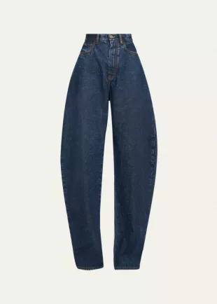 Round Denim Pants